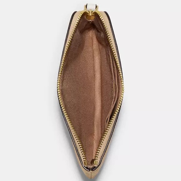 Coach Corner Zip Wristlet Canvas Nostalgic Ditsy Print, limited edition- EUC - Picture 4 of 13